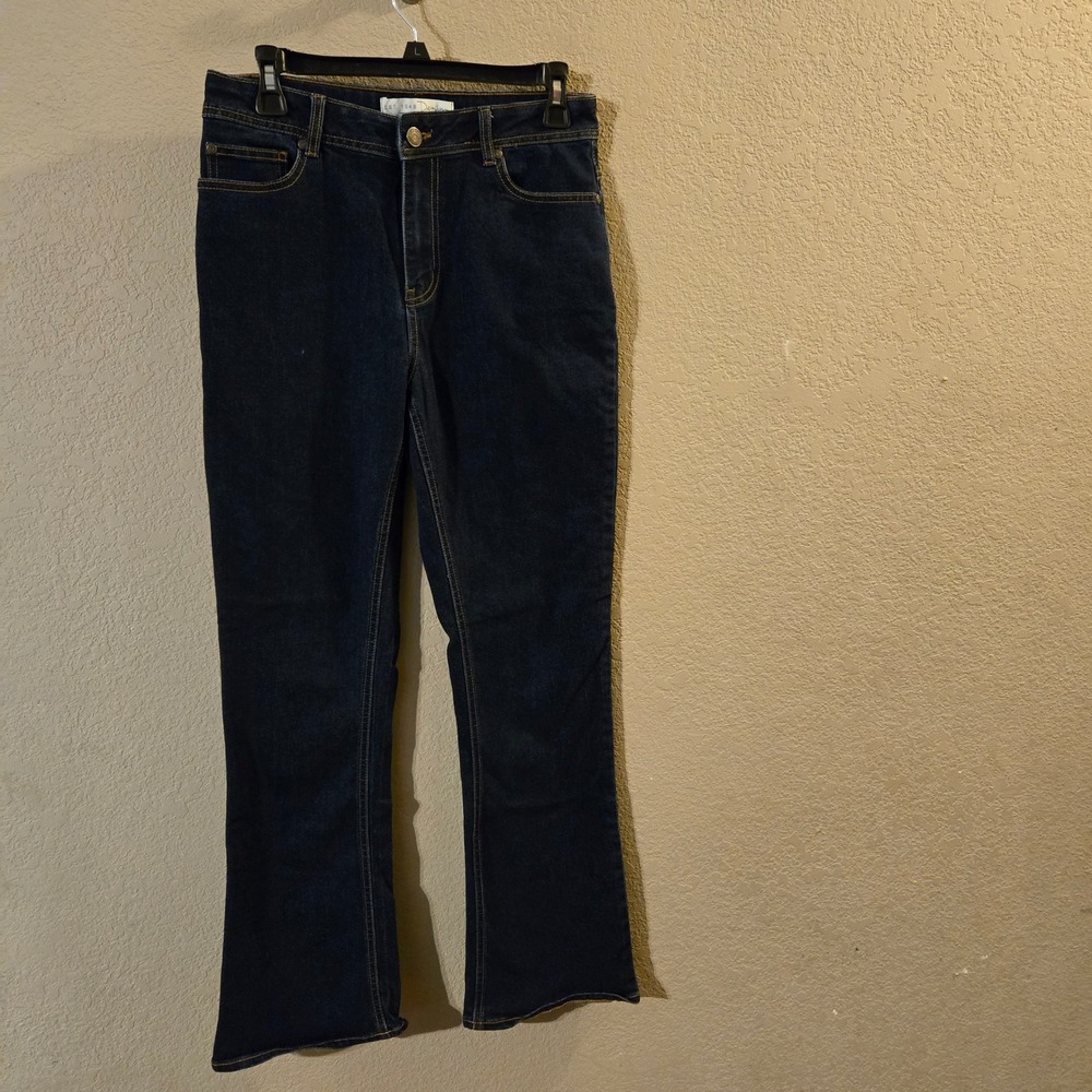 EST. 1946 Denim Jeans Womens 8 Dark Wash Excellent Hi-Rise Flare Stretch